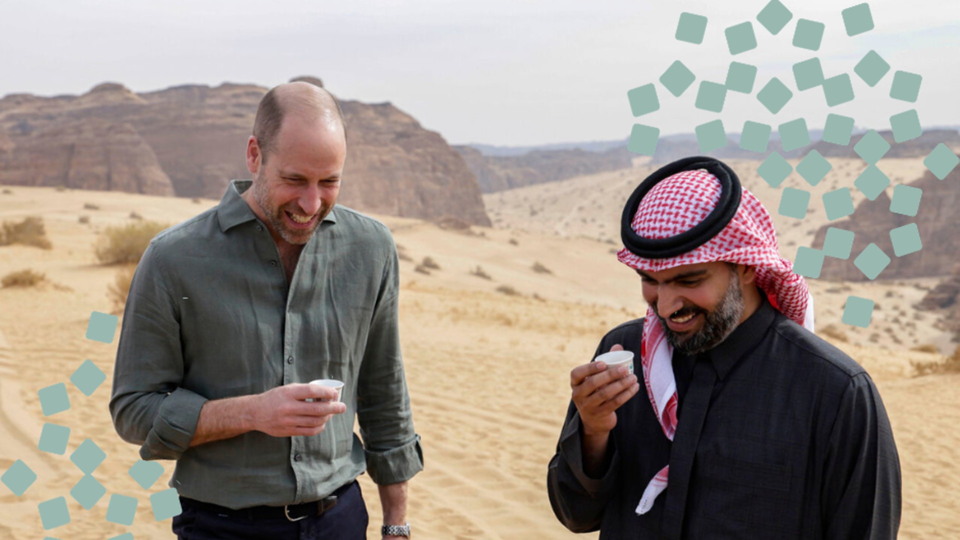 زيارة أمير ويلز إلى العلا احتفاءً بالتبادل الثقافي عبر الفنون